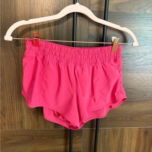 CRZ YOGA Women's Athletic Shorts in Vibrant Pink